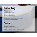 Alpha 38in Acoustic Guitar Cutaway Steel String Wooden Blue