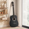 Alpha 38 Inch Acoustic Guitar Full Size Classical Cutaway Nylon String Black