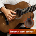 Alpha 31 Inch Steel String Acoustic Guitar Portable