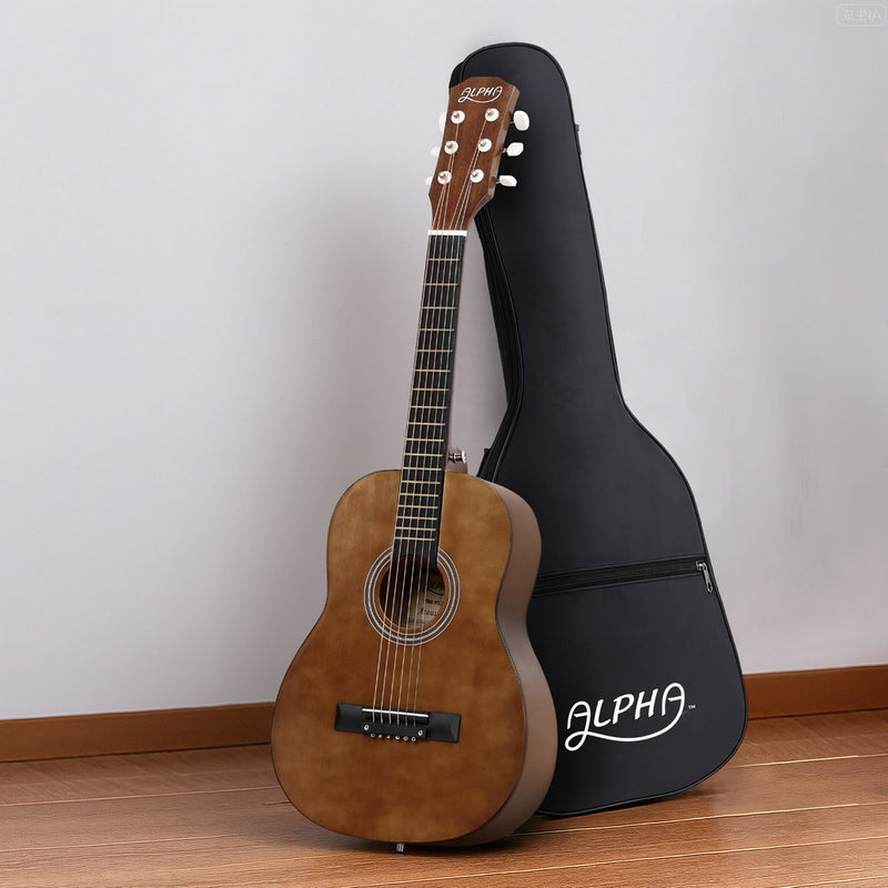 Alpha 31 Inch Steel String Acoustic Guitar Portable