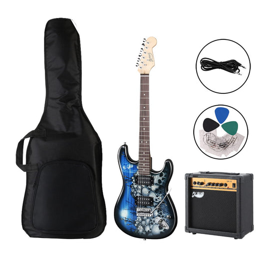Alpha Electric Guitar 20W Amplifier Music String Instrument