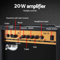 Alpha Electric Guitar 20W Amplifier Music String Instrument
