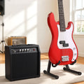 Alpha Electric Guitar 47 Inch Bass Kit 40W Amplifier Stand