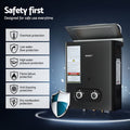 Devanti Portable LPG Gas Water Heater Black System