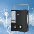 Devanti Portable LPG Gas Water Heater Black System