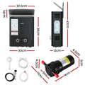 Devanti Portable Gas Water Heater LPG Black Pump