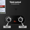 Devanti Portable Gas Water Heater LPG Black Pump