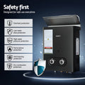 Devanti Portable Gas Water Heater LPG Black Pump