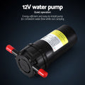 Devanti Portable Gas Water Heater LPG Black Pump