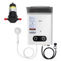 Devanti Portable Gas Water Heater LPG White 6L Pump