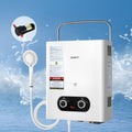 Devanti Portable Gas Water Heater LPG White 6L Pump