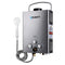 Devanti Portable Gas Water Heater LPG 12L Grey With Pump