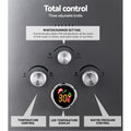 Devanti Portable Gas Water Heater LPG Grey 8L
