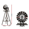 Garden Windmill 120cm Metal Outdoor Decor Ornamental