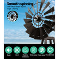 Garden Windmill 160cm Metal Outdoor Ornament Decor