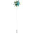 Gardeon Garden Windmill Solar Light Colorful Peacock Metal Spinner 190cm