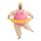 Inflatable Costume Funny Fat Suit Fancy Dress Adult Party Outfit Pink One Size