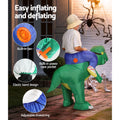 Inflatable Dinosaur Costume Adult Blow Up Party Fancy Dress Halloween