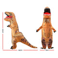 Adult Inflatable T-Rex Dinosaur Costume Blow Up Fancy Dress