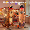 Adult Inflatable T-Rex Dinosaur Costume Blow Up Fancy Dress