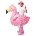 Inflatable Costume Ride On Flamingo Adult Party Suit Pink One Size