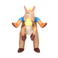 Inflatable Cowboy Costume Adult Blow Up Party Fancy Dress Halloween