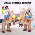 Inflatable Cowboy Costume Adult Blow Up Party Fancy Dress Halloween