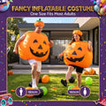 Inflatable Costume Pumpkin Fancy Dress Halloween Party Suit Orange One Size