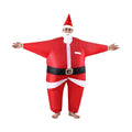 Inflatable Santa Claus Costume Adult Blow Up Fancy Dress Party Suit