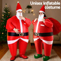 Inflatable Santa Claus Costume Adult Blow Up Fancy Dress Party Suit