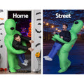 Inflatable Green Alien Costume Adult Suit Blow Up Halloween Party Fancy