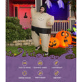 Inflatable Sumo Costume Adult Blow Up Fancy Dress Halloween Party
