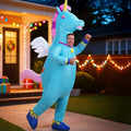 Inflatable Unicorn Costume Adult Blow Up Party Fancy Dress Halloween