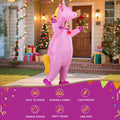 Inflatable Unicorn Costume Adult Blow Up Party Fancy Dress Halloween