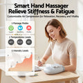 Livemor Hand Massager with Heat and Compression for Arthritis Carpal Tunnel | Large Hand Chamber Fits Left or Right Hand, with 5 Compression Levels, 3 Modes, and 3 Heat Levels, Gift for Women Men