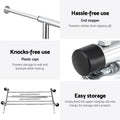 Artiss 2X Clothes Rack Airer Rail Coat Garment Stand Adjustable Hanger