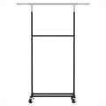Artiss Double Rod Clothes Rack Adjustable Coat Hanger Stand