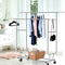 Artiss Clothes Rack Double Rail Adjustable Coat Stand Hanger