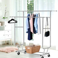 Artiss Clothes Rack Double Rail Adjustable Coat Stand Hanger