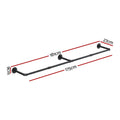 Artiss Clothes Rack Garment Rail Metal Industrial Pipe Wall Mounted 2 Pack