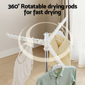 Artiss Clothes Rack 163cm Rotatable Foldable Airer Hanger