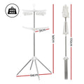 Artiss Clothes Rack 2 Tier Rotatable Foldable Airer Hanger