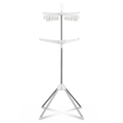 Artiss Clothes Rack Airer 2 Tier Rotatable Hanger Foldable