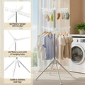 Artiss Clothes Rack 2 Tier Rotatable Foldable Airer Hanger