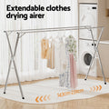 Artiss Clothes Rack Adjustable Foldable Steel Portable