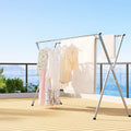 Artiss Clothes Rack Adjustable Foldable Steel Portable