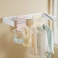Artiss Wall Mounted Clothes Rack Foldable Airer White