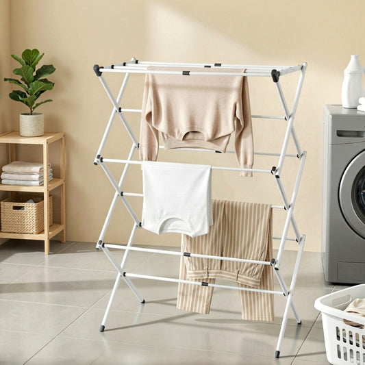 Artiss Foldable Clothes Airer Drying Rack Portable No Assembly