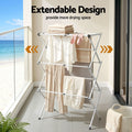 Artiss Foldable Clothes Rack Airer Portable No Assembly Required