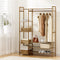 Artiss Clothes Rack Wardrobe Airer Coat Stand Metal